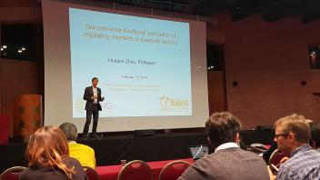 Dr. Zhou presenting in Italy