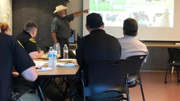 - Don Harper presenting to Animal Control Officers at the Sacramento County Animal Care and Regulation department -