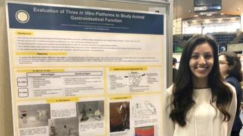 A few of our undergraduate students and their posters at the Undergraduate Research Conference 