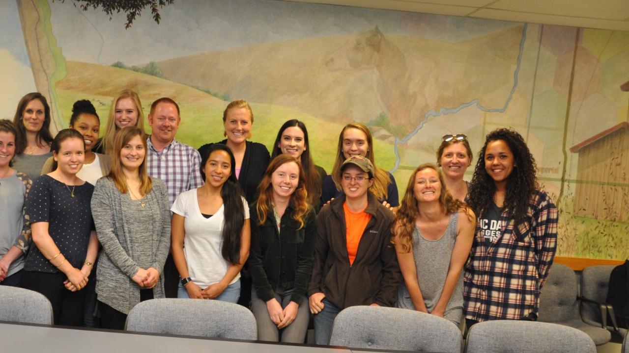 The Animal Science Center for Animal Welfare hosted animal welfare scientists from CSIRO, Armidale for a 2-day workshop. The two teams met to identify areas for future collaboration, as part of the initiative to build relationships between our two institutions. The CSIRO team included Dr. Caroline Lee, Dr. Dana Campbell and PhD student Jessica Monk